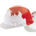 MSA's Freedom Hard Hat- Canadian Maple Leaf Design